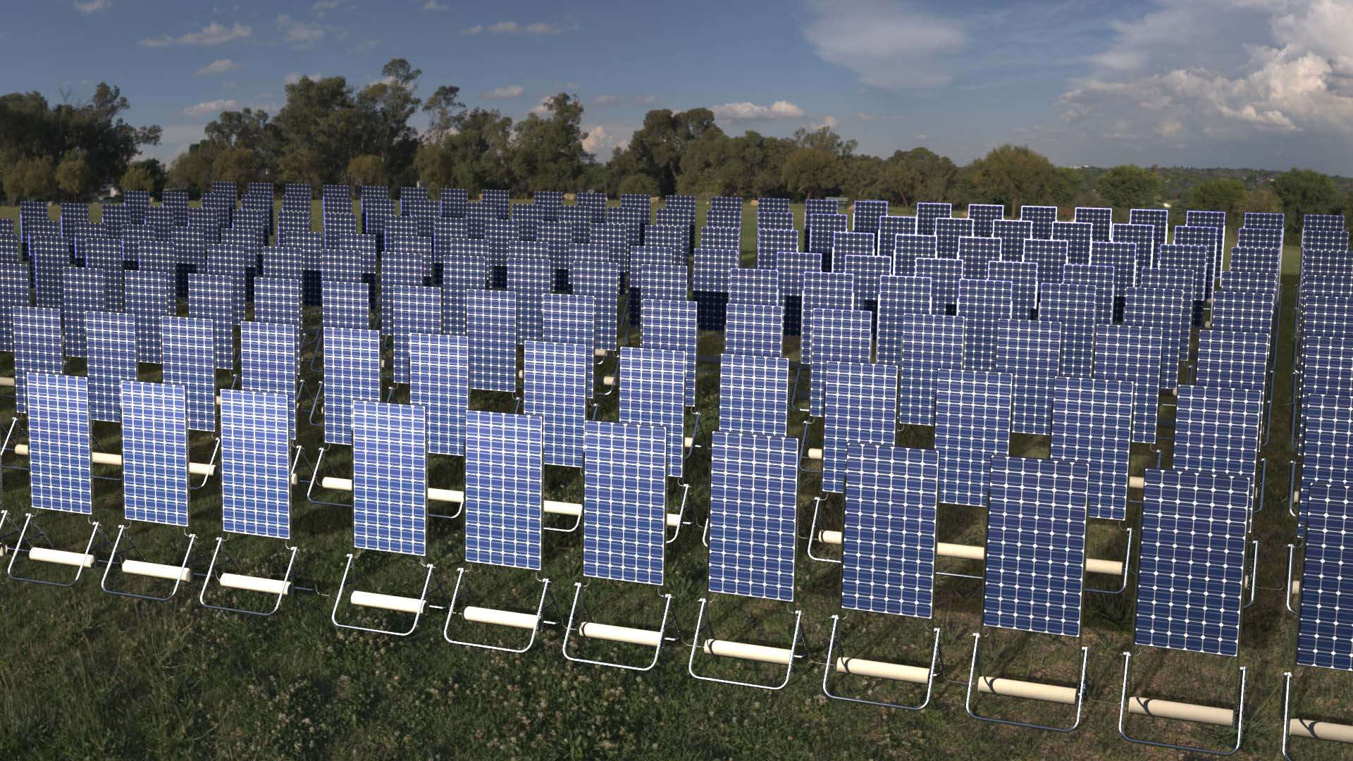 Jetzt kommen kippbare Photovoltaikanlagen- Image